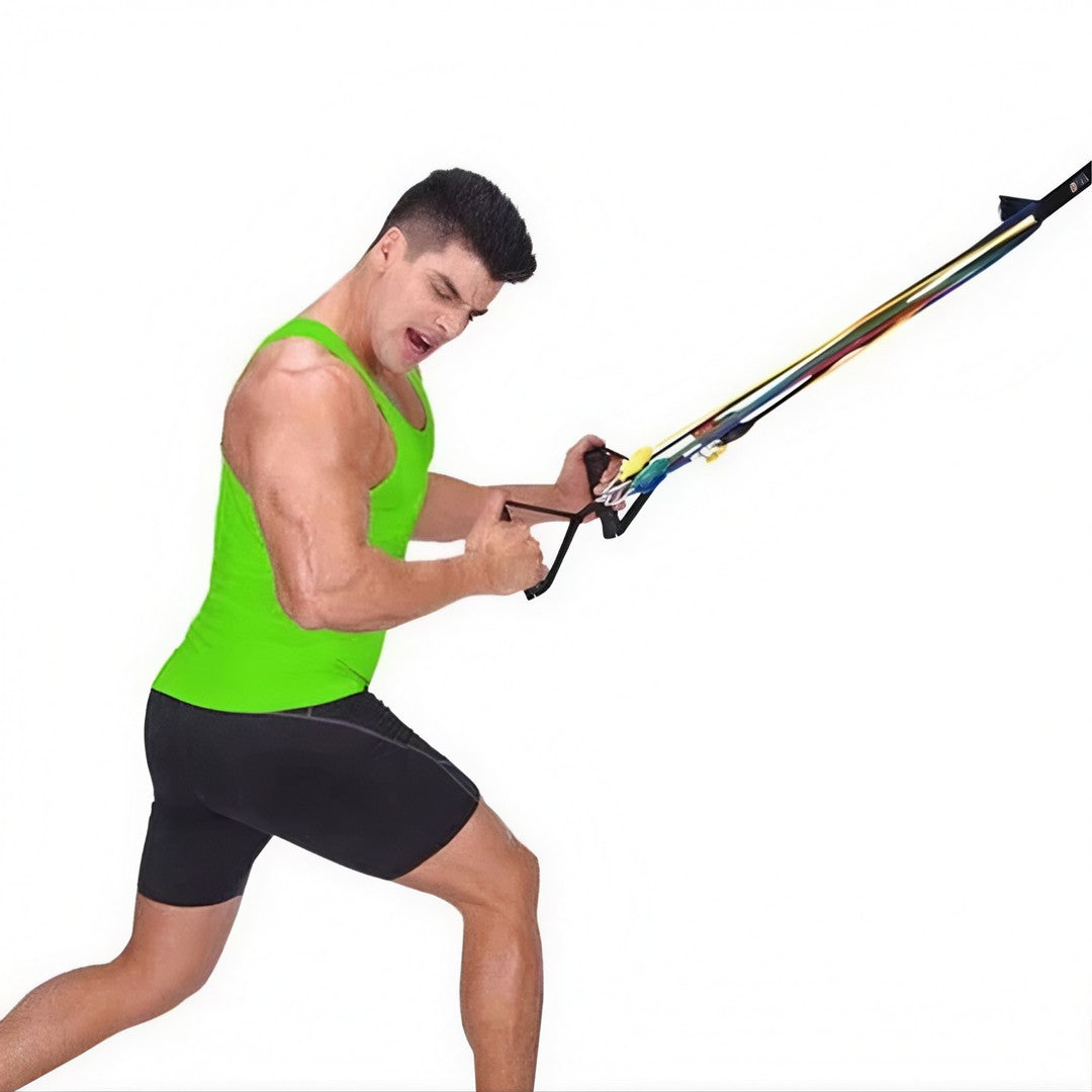PowerFit™ – Kit 11 Peças Elástico Extensor para Treino e CrossFit