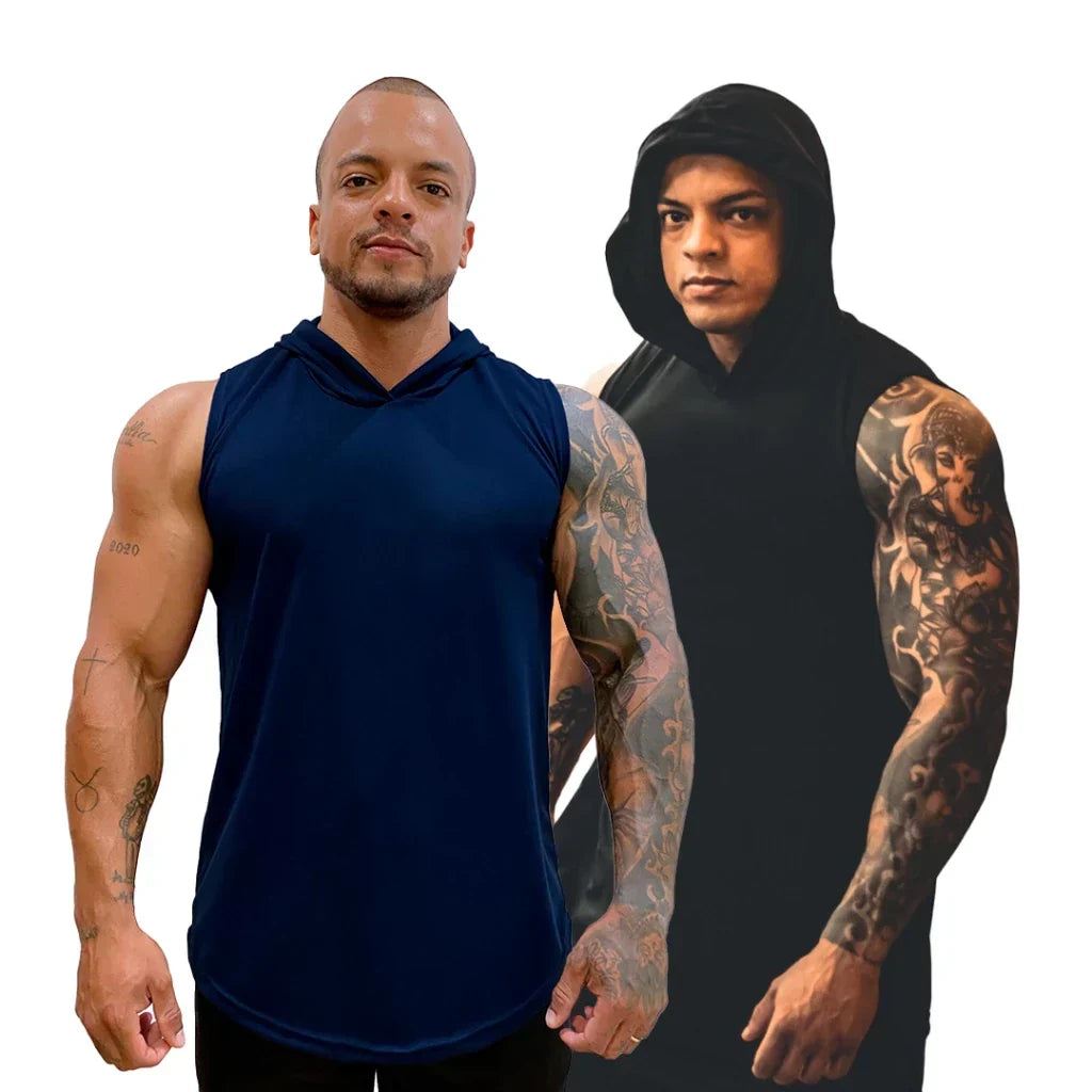 Kit com 2 Regatas Masculina Longline